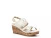Claire Wedge Sandal - Kids' White view