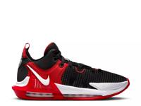 LeBron Witness 7 Basketball Sneaker - Men's Black/Red view