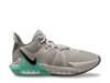 LeBron Witness 7 Basketball Sneaker - Men's Grey/Green view