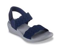 Arya On The Rise Wedge Sandal Navy view