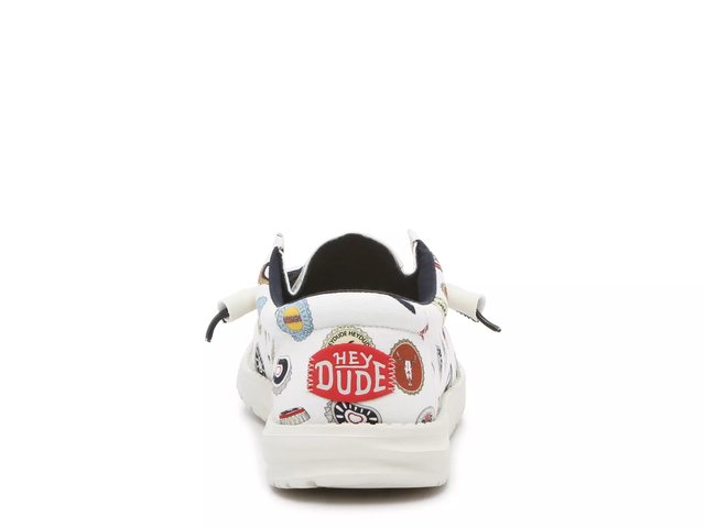 Hey Dude Men Walley Spring Breaker Beer White Slip On Sneakers Hey Dude Men Walley Spring Breaker Beer White Slip On  main image 4