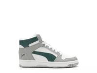 Rebound Layup SL High-Top Sneaker - Kids' White/Green view