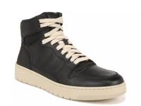 Mason High-Top Sneaker - Men's Black Leather & Fabric view