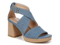 Maya Sandal Blue Denim view