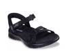 Hands Free Slip-Ins: Go Walk Flex SD Illuminate Sport Sandal Black view