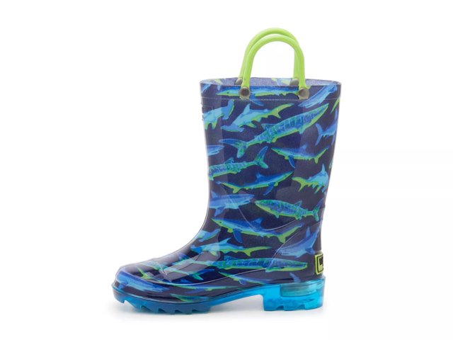 Shark Light-Up Rain Boot - Kids'