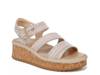 Ellie Wedge Sandal Taupe view
