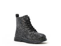 Lace-Up Lug Sole Boot - Kids' Grey view
