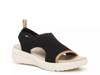 Breathe Wedge Sandal Black view