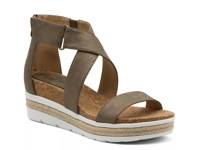 Capers Wedge Sandal Bronze Metallic view