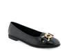 Bia Ballet Flat Black Croc Print view