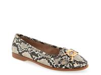 Bia Ballet Flat Black/Taupe Snake Print view