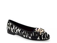Bia Ballet Flat Black/White Animal Print view