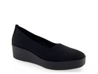 Cowley Wedge Slip-On Black Stretch view