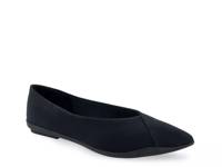 Del Ballet Flat Black Stretch view