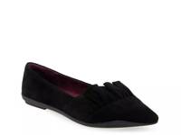 Dillion Ballet Flat Black Suede view
