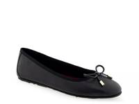 Pia Ballet Flat Black Leather view