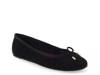 Pia Ballet Flat Black Suede view