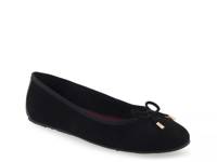 Pia Ballet Flat Black Suede view