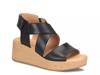 Shola Wedge Sandal Black view