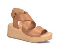 Shola Wedge Sandal Tan view