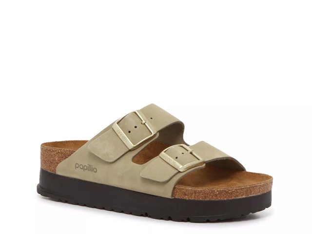 Birkenstock Papillio by Birkenstock Arizona Platform Slide Sandal