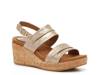 Kahley Wedge Sandal Gold Metallic view