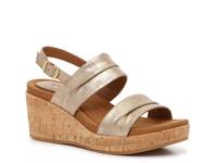 Kahley Wedge Sandal Gold Metallic view