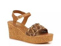 Rayla Wedge Sandal Luggage Brown view