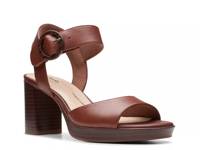 Amberlyn Ruby Platform Sandal Dark Brown view