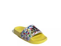 Adilette Slide Sandal - Kids' Yellow/Multicolor view