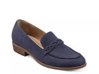 Edie Loafer Dark Blue view