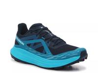 Ultra Flow Aero Low Trail Shoe - Men's Navy/Cyan/Blue view