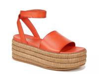 Sienna Platform Sandal Orange view