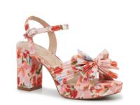 Heather Sandal Light Pink/Red/Blue Floral Print view