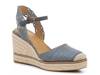 Narri Espadrille Wedge Sandal Blue view