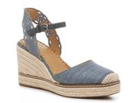 Narri Espadrille Wedge Sandal Blue view