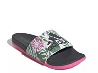 Adilette Slide Sandal - Women's White/Multicolor Floral Print view