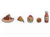 Food Please Jibbitz Set - 5 Pack Multicolor view