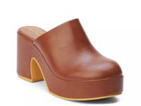 Jayde Platform Clog Cognac view