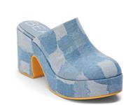 Jayde Platform Clog Denim Blue view