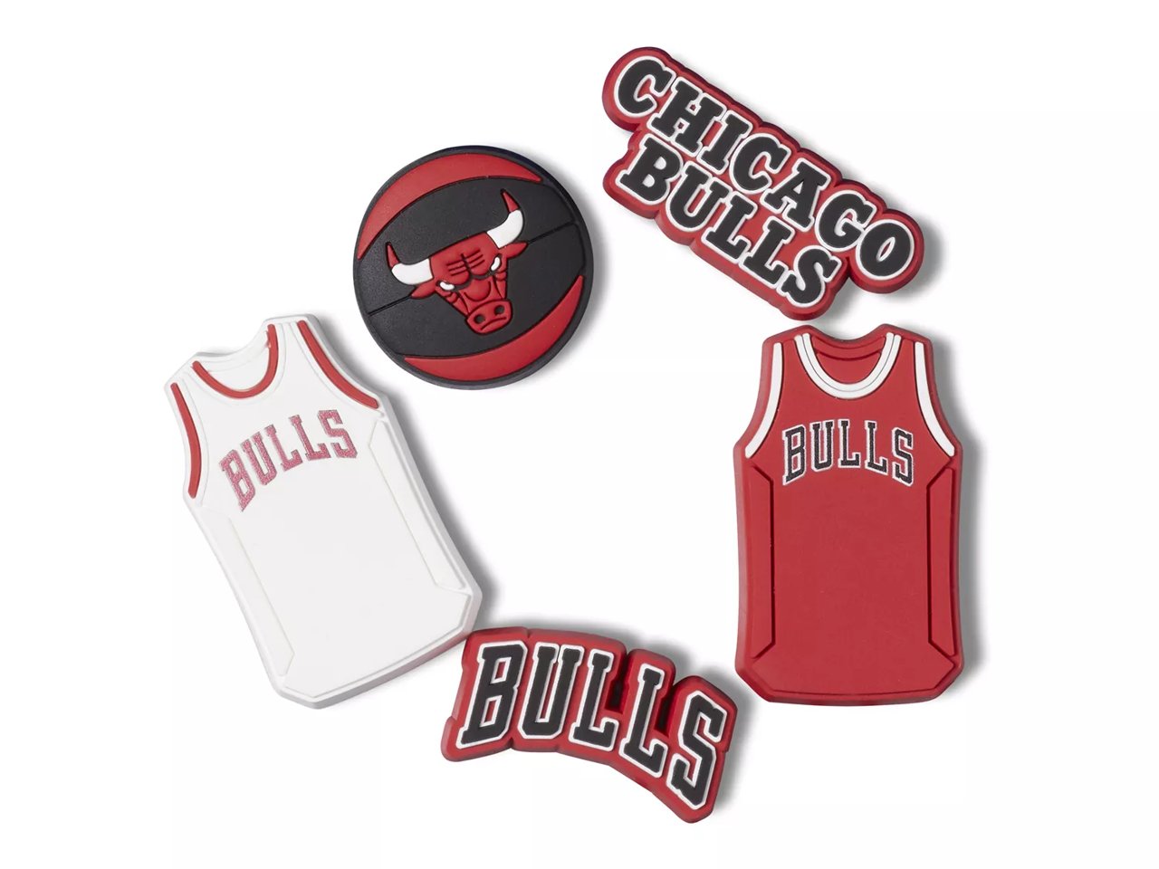NBA Chicago Bulls Jibbitz Set - 5 Pack