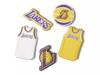 NBA Los Angeles Lakers Jibbitz Set - 5 Pack Multicolor view