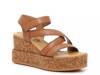 Breanna Wedge Sandal Brown view