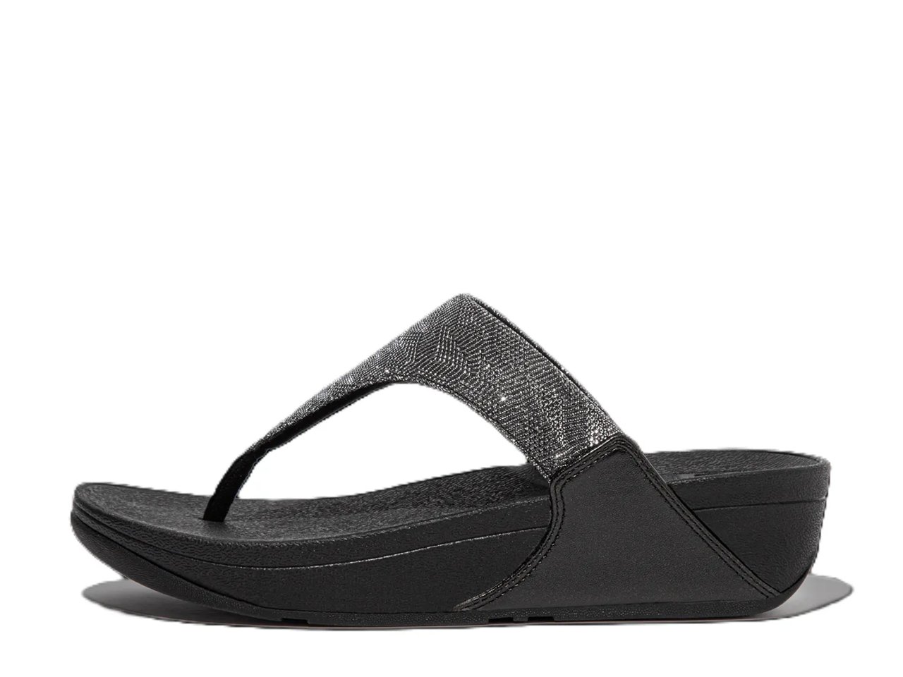 Lulu Glitz Wedge Sandal