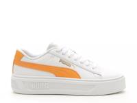 Smash V3 Platform Sneaker - Women's White/Orange view