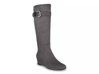 Gelsey Wedge Boot Grey view