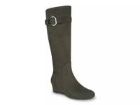 Gelsey Wedge Boot Dark Green view