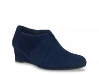 Ginger Wedge Bootie Midnight Blue view