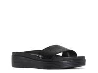 Fiji Sandal Black Croc Print view